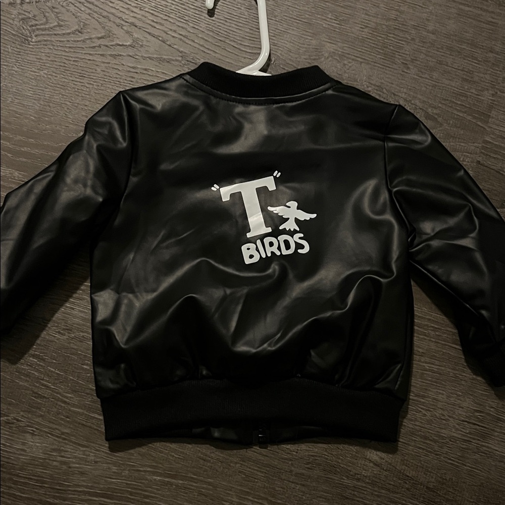 SHEIN Black Faux Leather Jacket